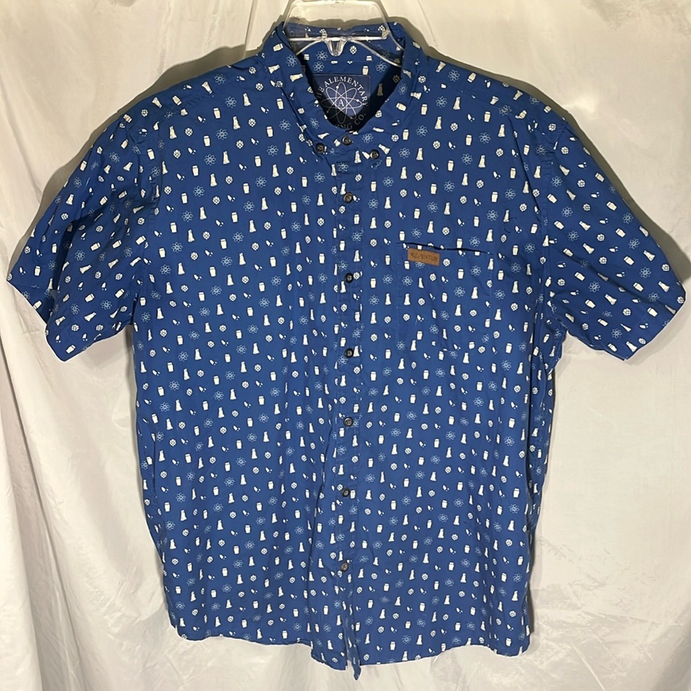 Alementary Brewing Co. stylish Brewery-themed XL Polo with Pocket